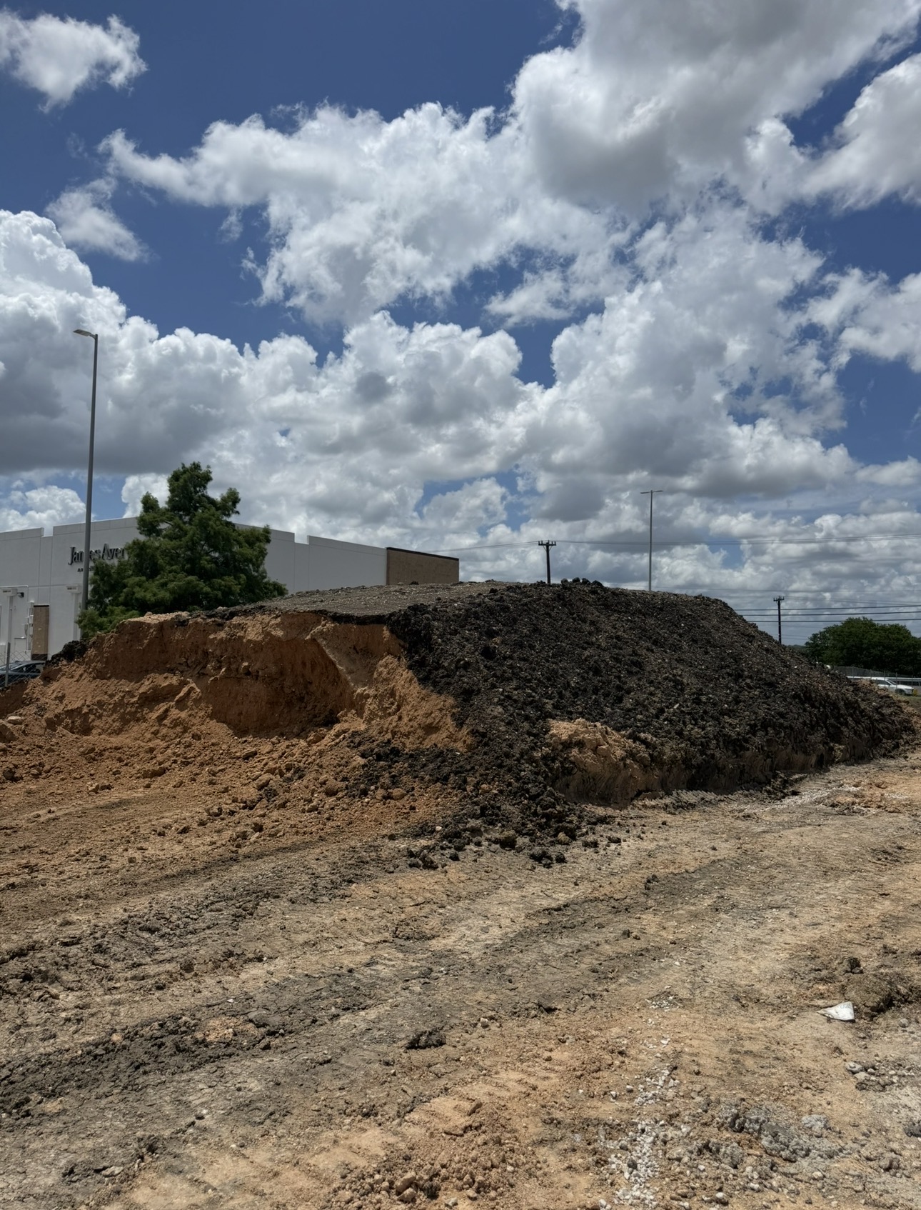 Stockpiled Dirt
